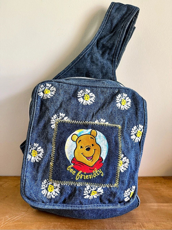 Disney Handbags - Denim Winnie The Pooh Crossbody Y2K backpack